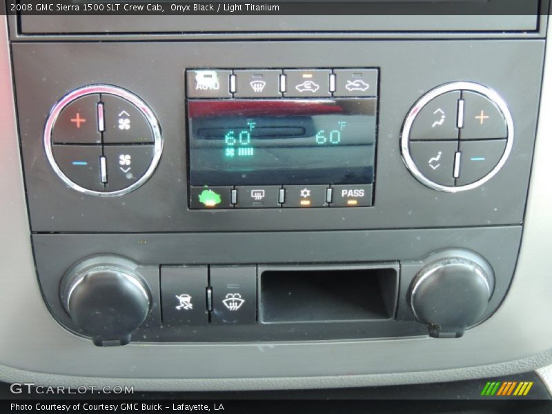 Onyx Black / Light Titanium 2008 GMC Sierra 1500 SLT Crew Cab