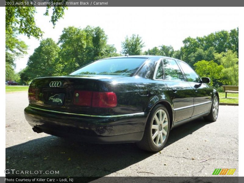 Brilliant Black / Caramel 2003 Audi S8 4.2 quattro Sedan