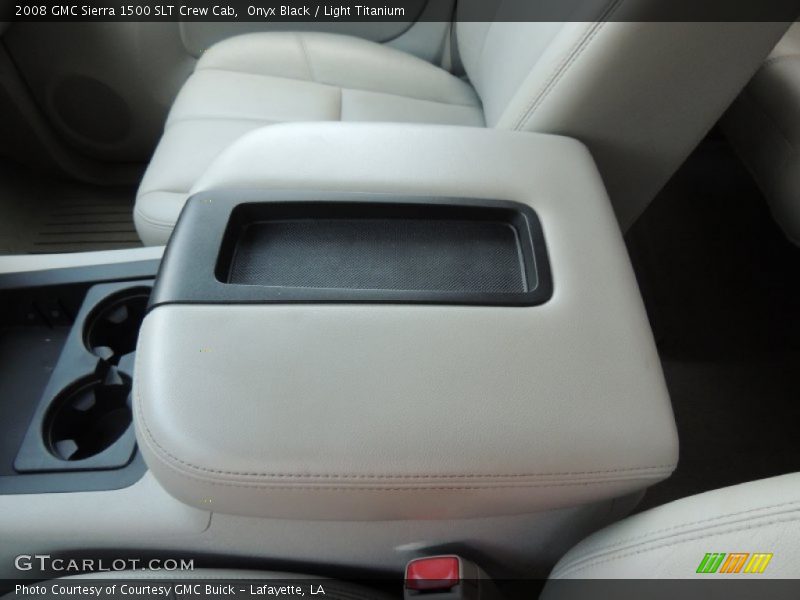 Onyx Black / Light Titanium 2008 GMC Sierra 1500 SLT Crew Cab