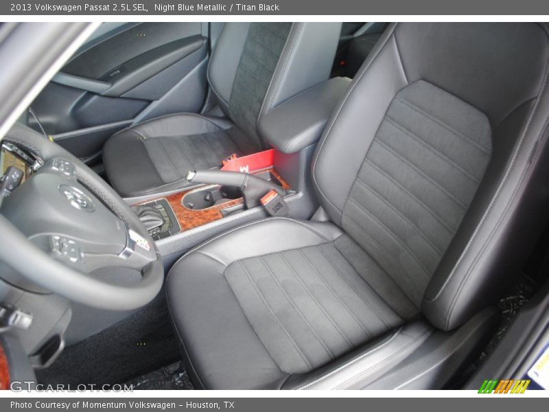 Night Blue Metallic / Titan Black 2013 Volkswagen Passat 2.5L SEL