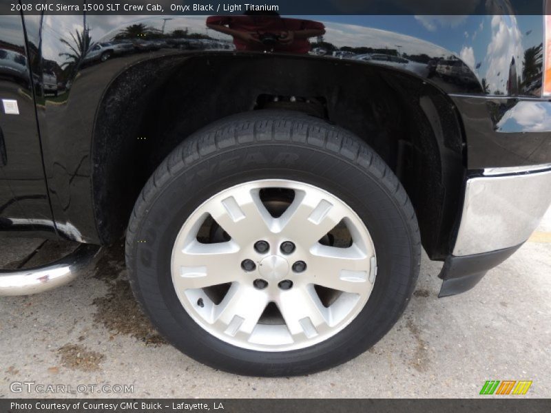 Onyx Black / Light Titanium 2008 GMC Sierra 1500 SLT Crew Cab