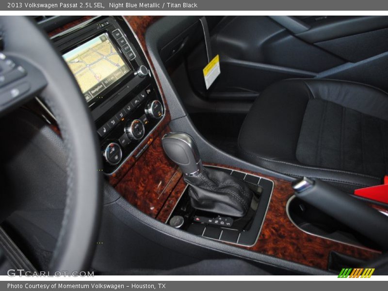 Night Blue Metallic / Titan Black 2013 Volkswagen Passat 2.5L SEL