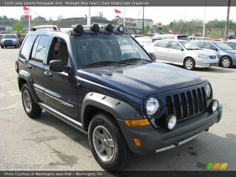 Midnight Blue Pearl / Dark Khaki/Light Graystone 2006 Jeep Liberty Renegade 4x4