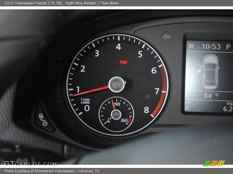 Night Blue Metallic / Titan Black 2013 Volkswagen Passat 2.5L SEL