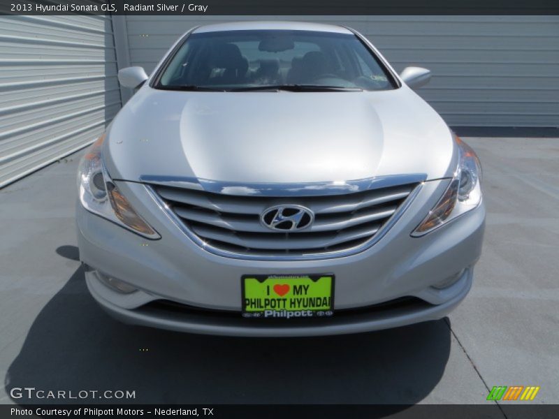 Radiant Silver / Gray 2013 Hyundai Sonata GLS