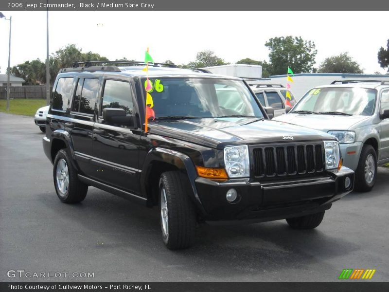 Black / Medium Slate Gray 2006 Jeep Commander