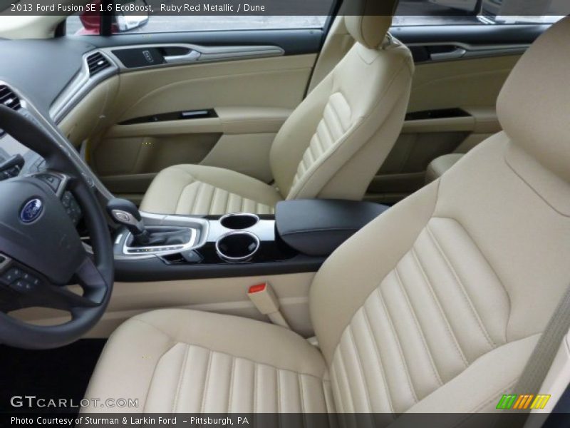 Ruby Red Metallic / Dune 2013 Ford Fusion SE 1.6 EcoBoost