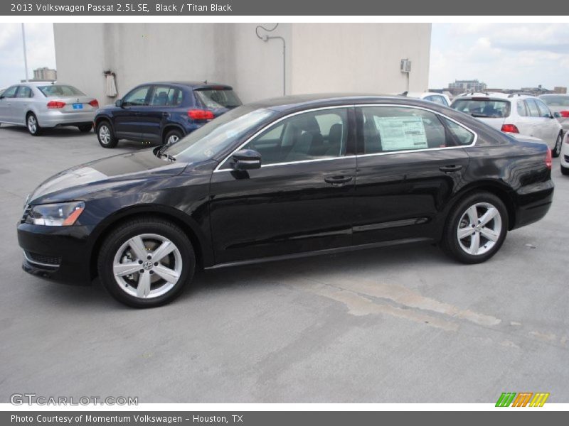 Black / Titan Black 2013 Volkswagen Passat 2.5L SE