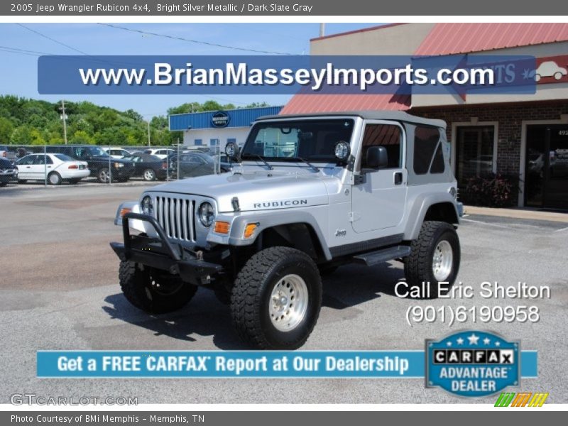 Bright Silver Metallic / Dark Slate Gray 2005 Jeep Wrangler Rubicon 4x4