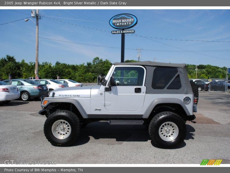 Bright Silver Metallic / Dark Slate Gray 2005 Jeep Wrangler Rubicon 4x4