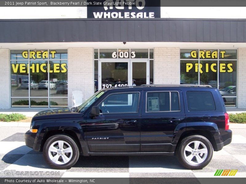 Blackberry Pearl / Dark Slate Gray/Light Pebble 2011 Jeep Patriot Sport