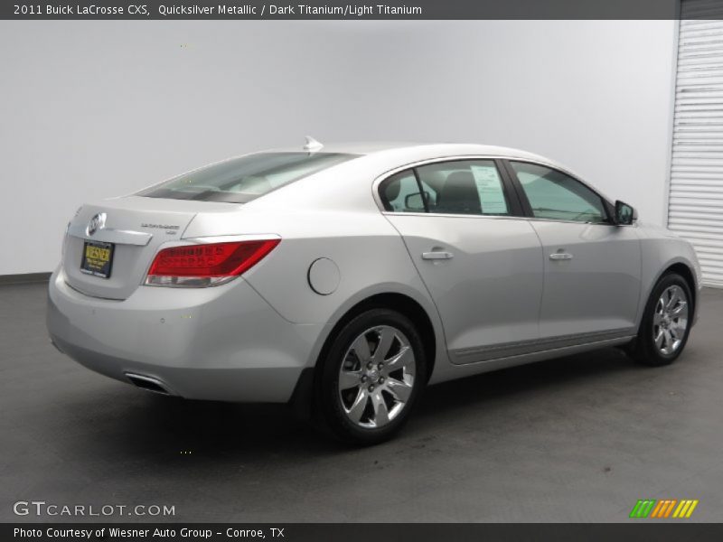 Quicksilver Metallic / Dark Titanium/Light Titanium 2011 Buick LaCrosse CXS