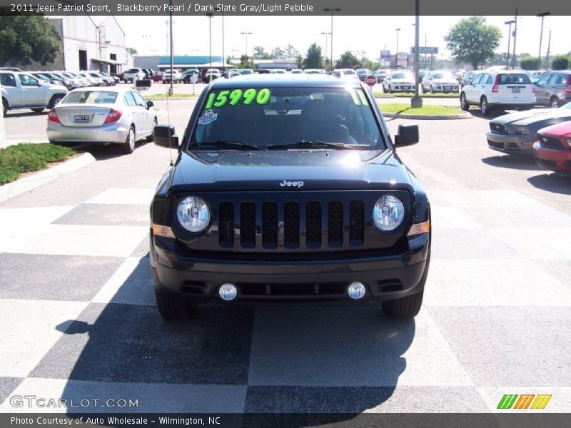 Blackberry Pearl / Dark Slate Gray/Light Pebble 2011 Jeep Patriot Sport