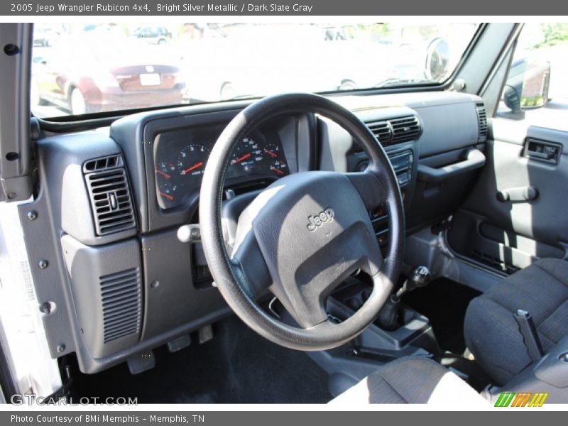 Bright Silver Metallic / Dark Slate Gray 2005 Jeep Wrangler Rubicon 4x4