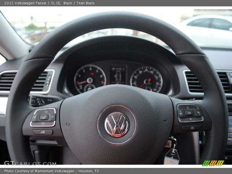 Black / Titan Black 2013 Volkswagen Passat 2.5L SE