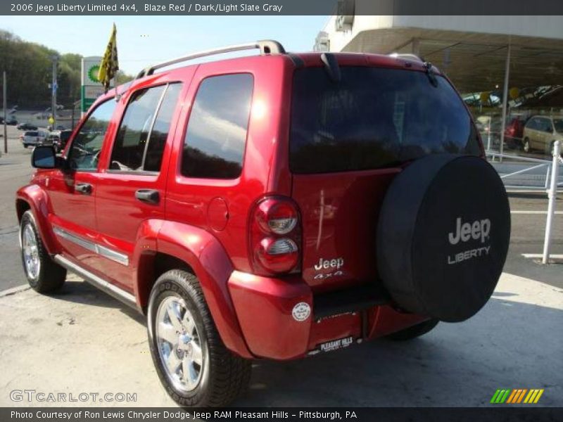 Blaze Red / Dark/Light Slate Gray 2006 Jeep Liberty Limited 4x4