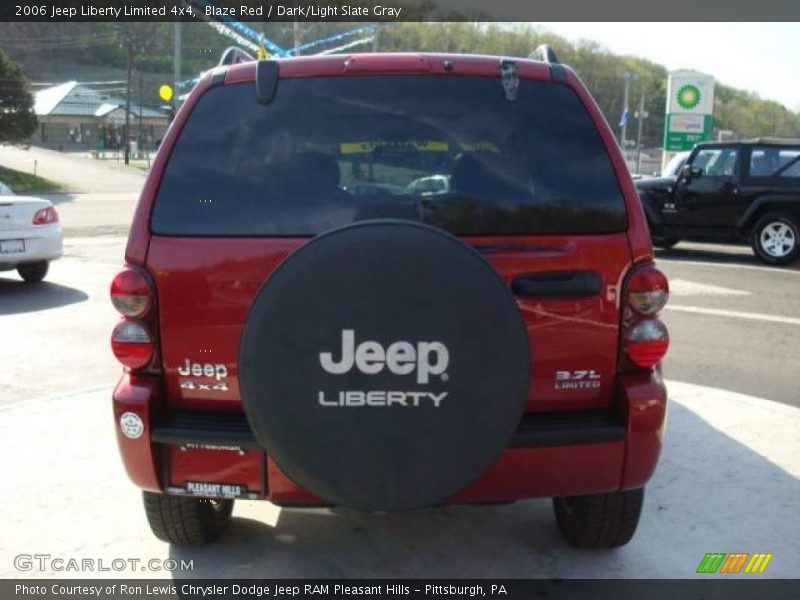Blaze Red / Dark/Light Slate Gray 2006 Jeep Liberty Limited 4x4