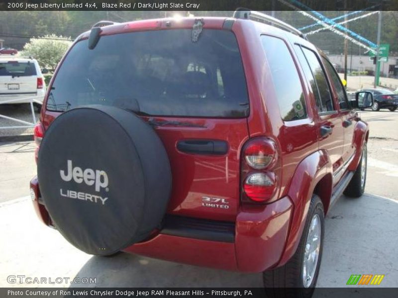 Blaze Red / Dark/Light Slate Gray 2006 Jeep Liberty Limited 4x4