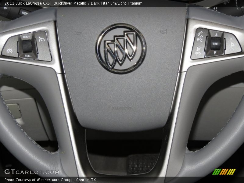 Quicksilver Metallic / Dark Titanium/Light Titanium 2011 Buick LaCrosse CXS