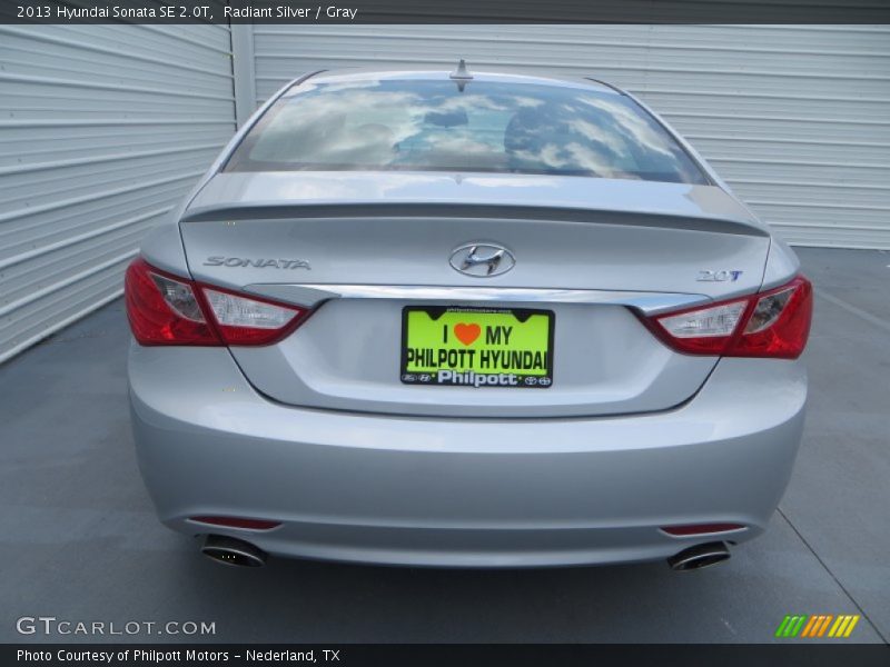 Radiant Silver / Gray 2013 Hyundai Sonata SE 2.0T