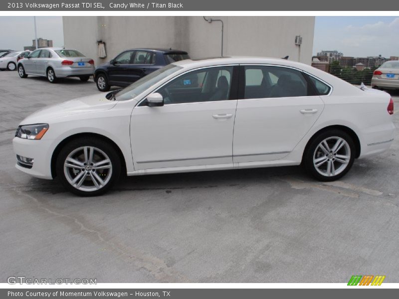 Candy White / Titan Black 2013 Volkswagen Passat TDI SEL