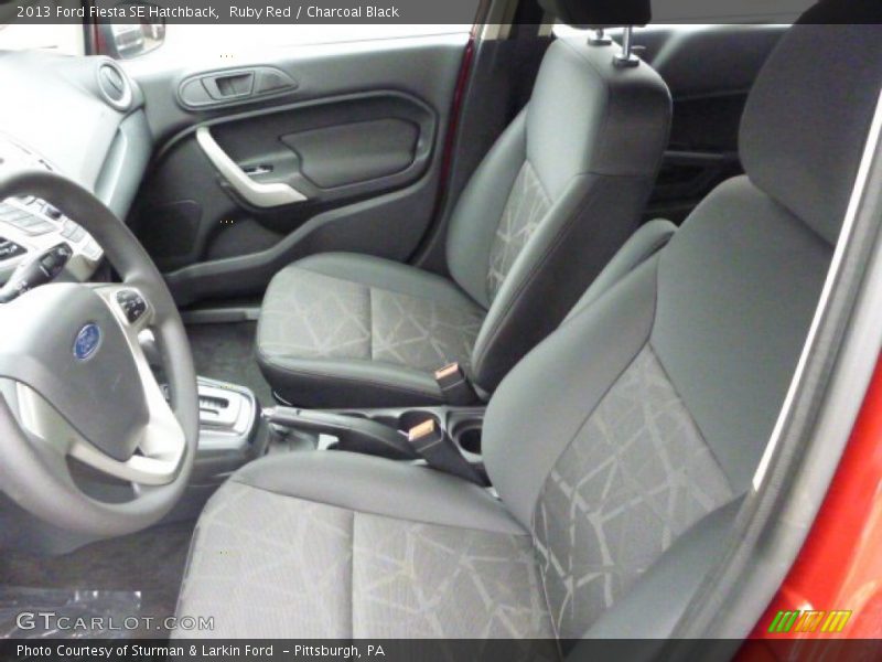 Ruby Red / Charcoal Black 2013 Ford Fiesta SE Hatchback