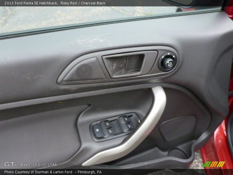 Ruby Red / Charcoal Black 2013 Ford Fiesta SE Hatchback