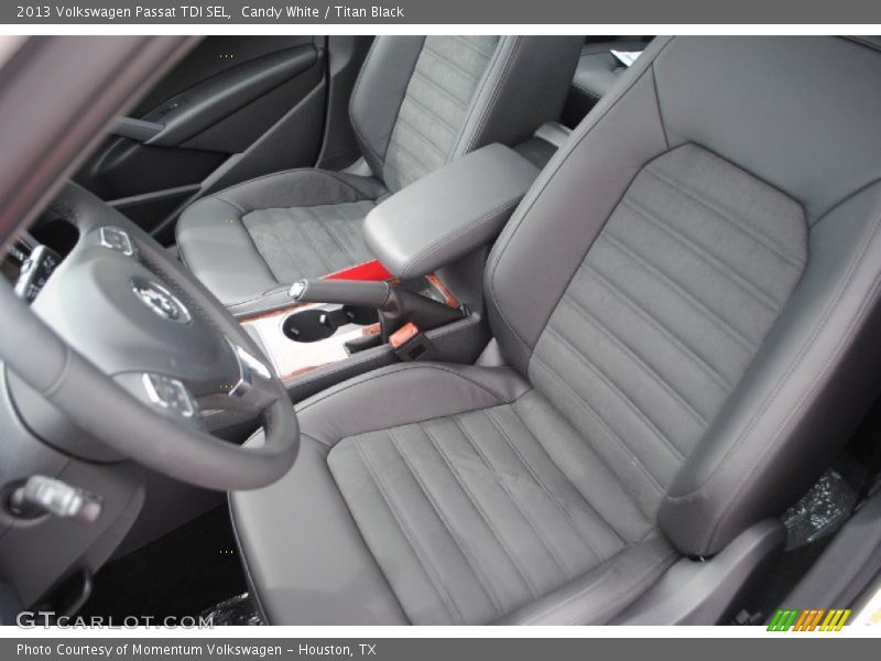 Candy White / Titan Black 2013 Volkswagen Passat TDI SEL