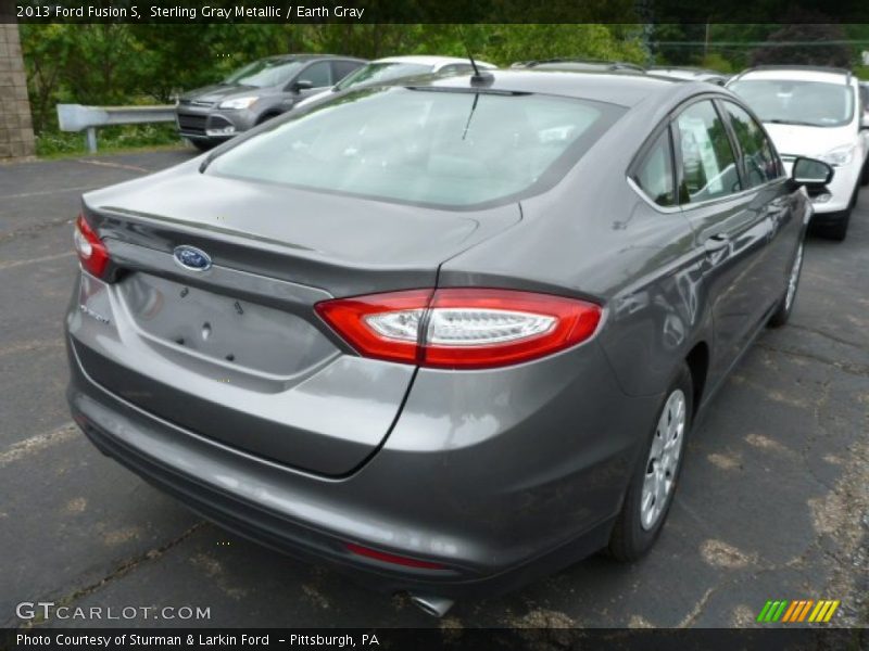 Sterling Gray Metallic / Earth Gray 2013 Ford Fusion S