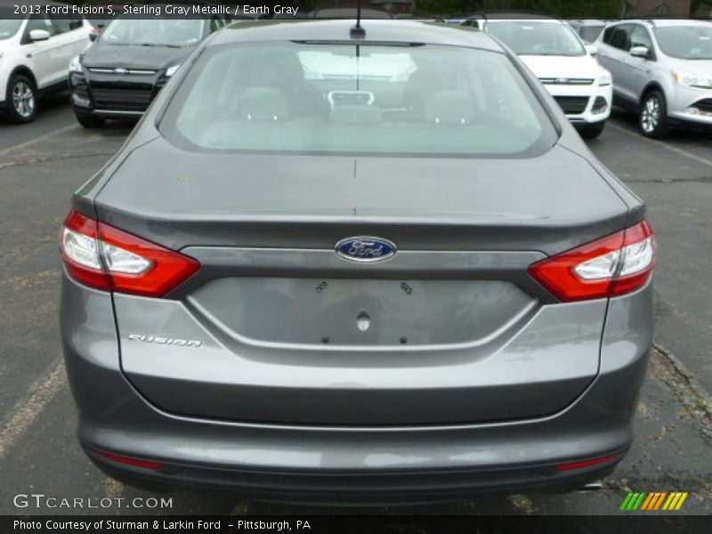 Sterling Gray Metallic / Earth Gray 2013 Ford Fusion S