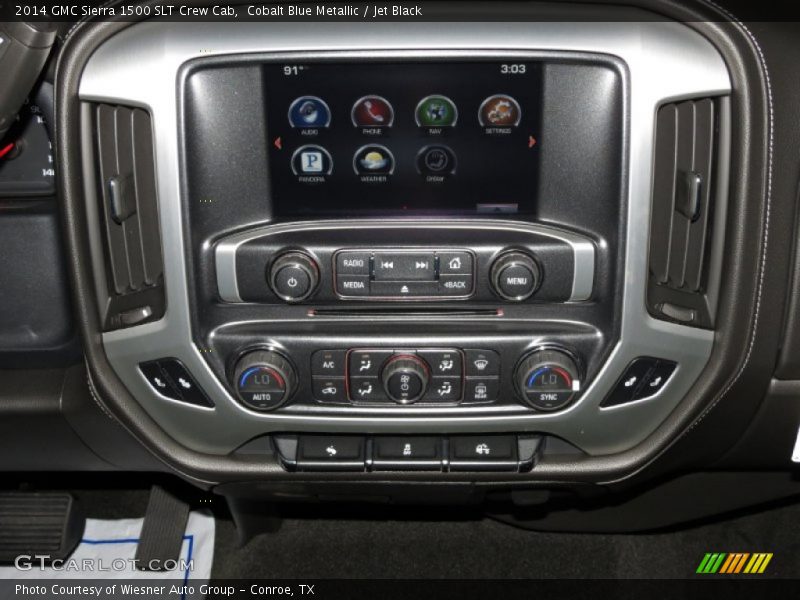 Controls of 2014 Sierra 1500 SLT Crew Cab