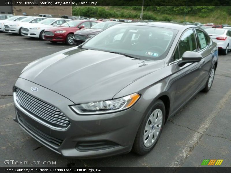 Sterling Gray Metallic / Earth Gray 2013 Ford Fusion S