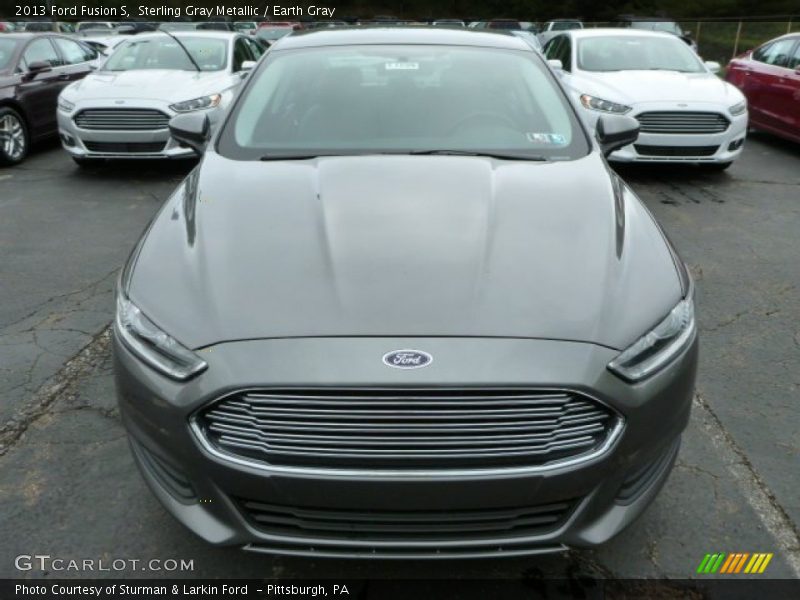 Sterling Gray Metallic / Earth Gray 2013 Ford Fusion S