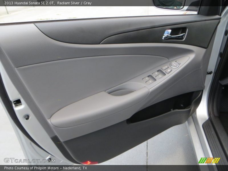 Radiant Silver / Gray 2013 Hyundai Sonata SE 2.0T