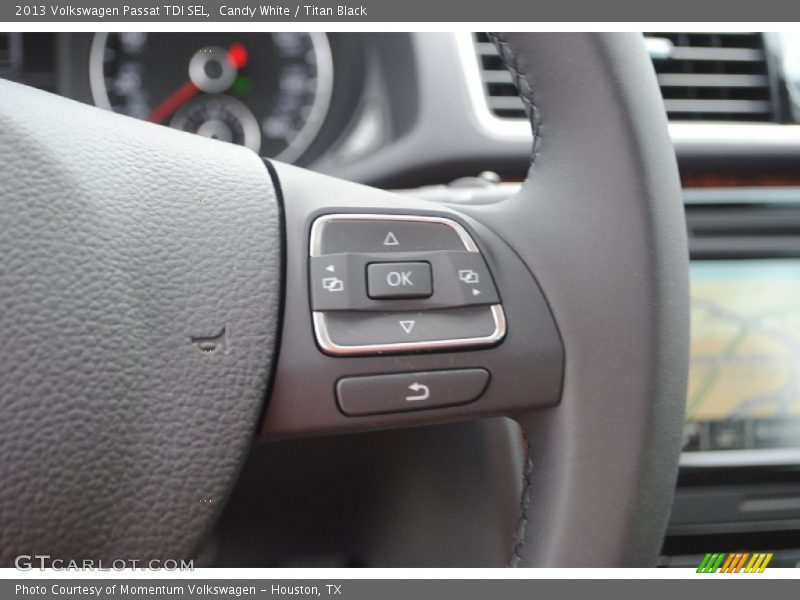Candy White / Titan Black 2013 Volkswagen Passat TDI SEL