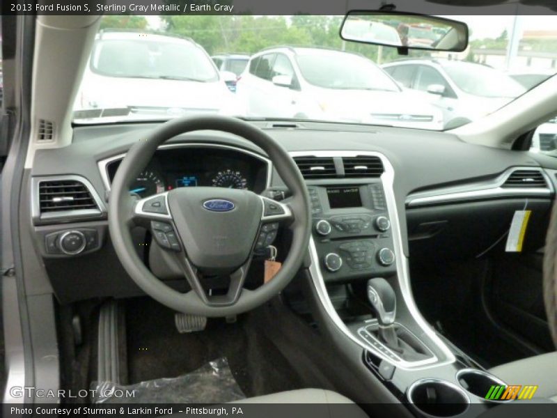 Sterling Gray Metallic / Earth Gray 2013 Ford Fusion S
