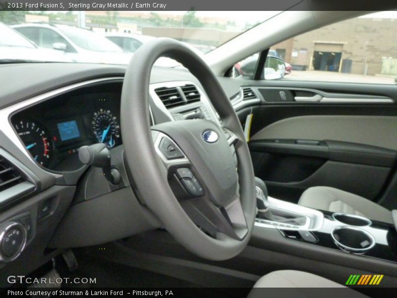 Sterling Gray Metallic / Earth Gray 2013 Ford Fusion S