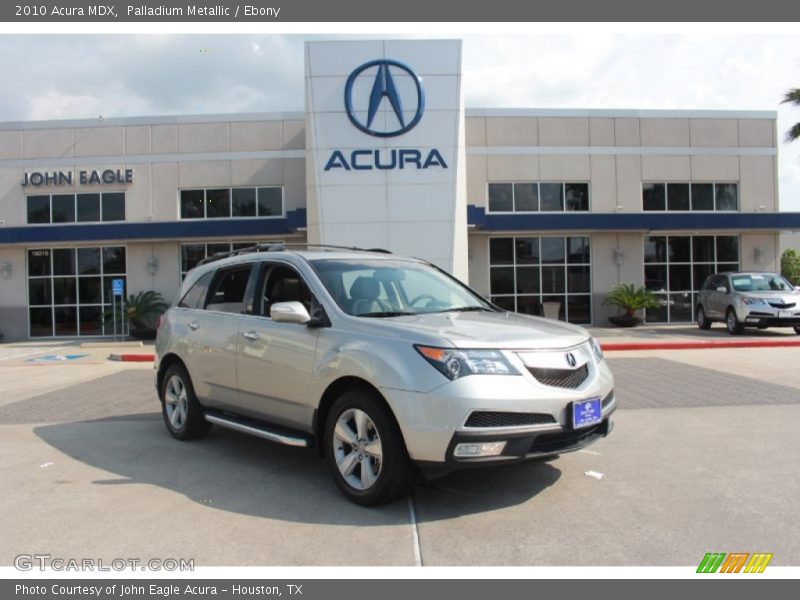 Palladium Metallic / Ebony 2010 Acura MDX