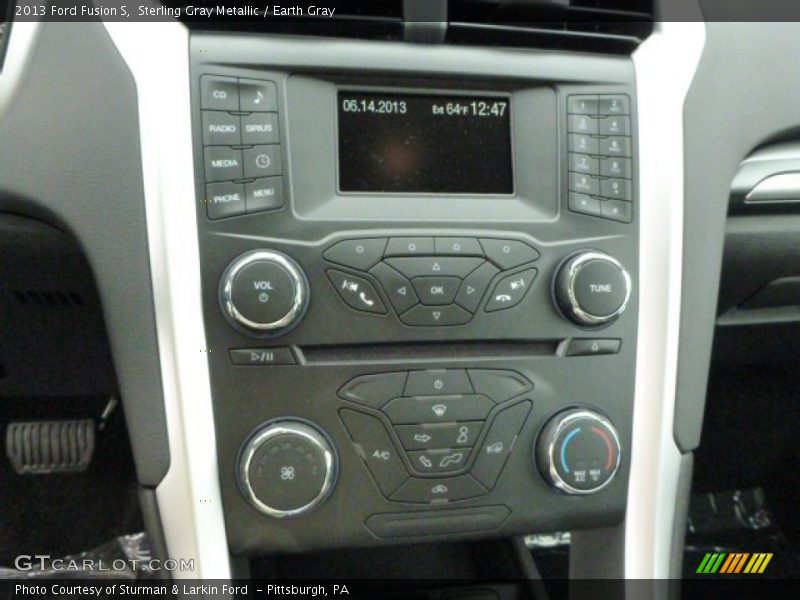 Sterling Gray Metallic / Earth Gray 2013 Ford Fusion S