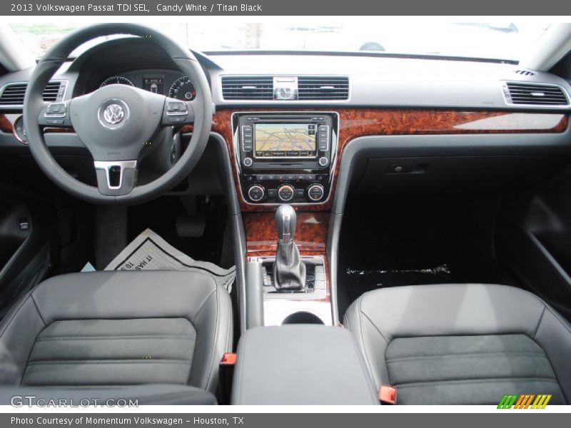 Candy White / Titan Black 2013 Volkswagen Passat TDI SEL