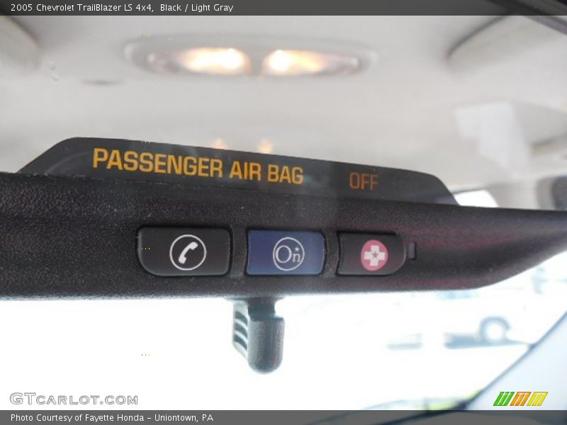 Black / Light Gray 2005 Chevrolet TrailBlazer LS 4x4