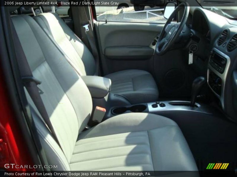 Blaze Red / Dark/Light Slate Gray 2006 Jeep Liberty Limited 4x4