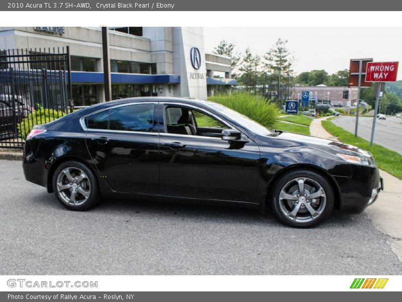 Crystal Black Pearl / Ebony 2010 Acura TL 3.7 SH-AWD
