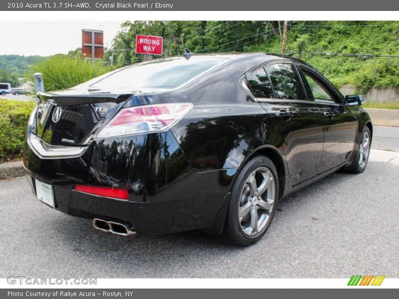 Crystal Black Pearl / Ebony 2010 Acura TL 3.7 SH-AWD