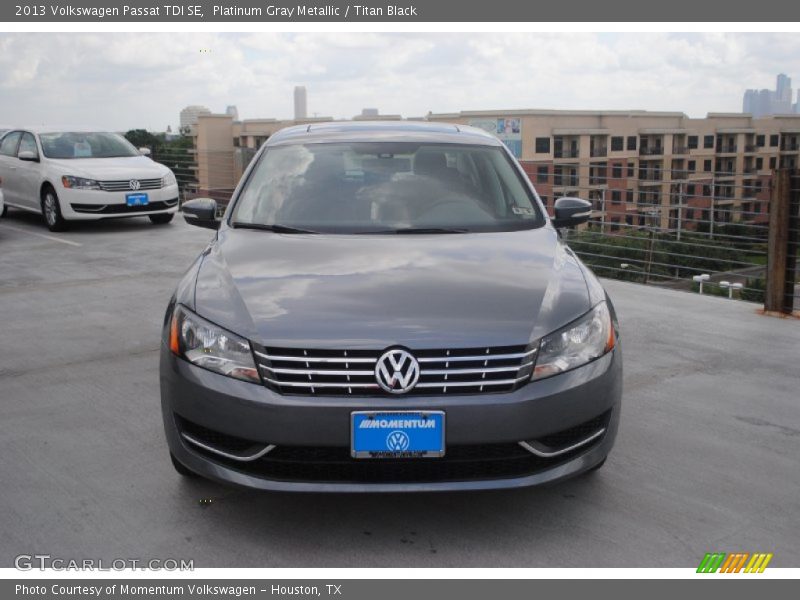 Platinum Gray Metallic / Titan Black 2013 Volkswagen Passat TDI SE