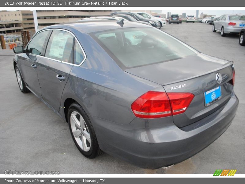 Platinum Gray Metallic / Titan Black 2013 Volkswagen Passat TDI SE
