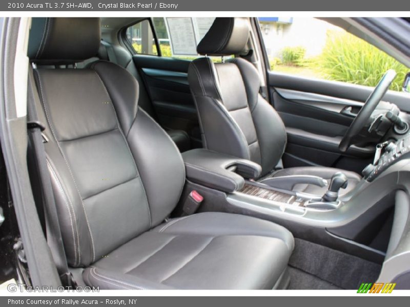 Crystal Black Pearl / Ebony 2010 Acura TL 3.7 SH-AWD