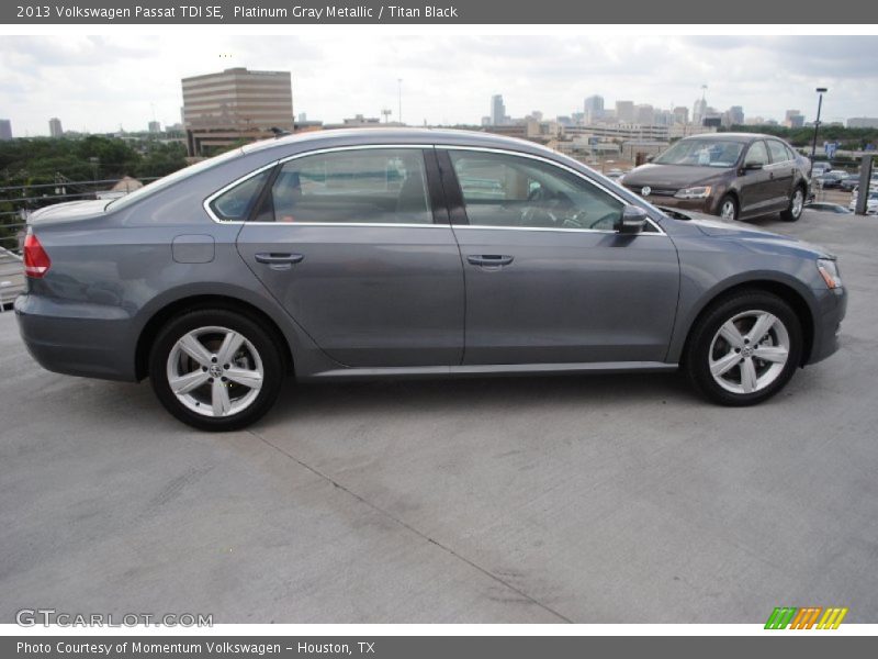 Platinum Gray Metallic / Titan Black 2013 Volkswagen Passat TDI SE