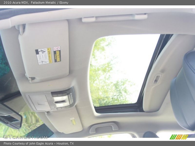 Palladium Metallic / Ebony 2010 Acura MDX