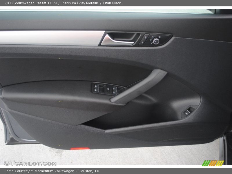 Platinum Gray Metallic / Titan Black 2013 Volkswagen Passat TDI SE